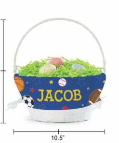 Personalized Sports Easter Basket With Liner -Department Store 68955 04 1