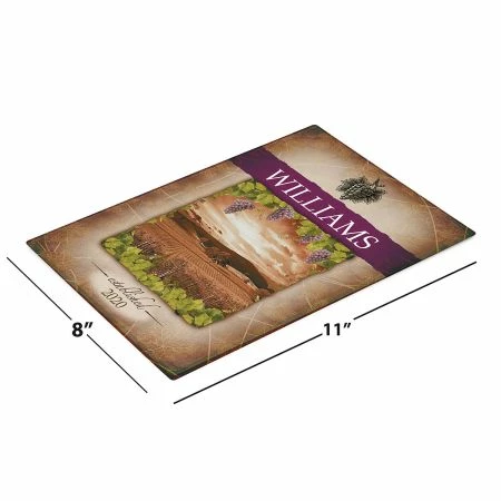 Tuscany Wine Tempered Glass Cutting Board 2 Tuscany Wine Tempered Glass Cutting Board - Image 2