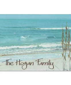 Seashore Tempered Glass Cutting Board