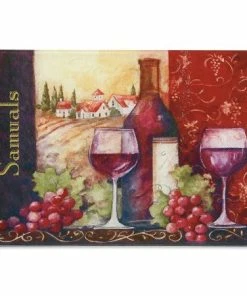 Wine Tempered Glass Cutting Board