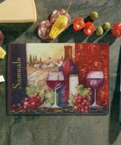 Wine Tempered Glass Cutting Board -Department Store 812717 04