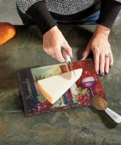 Wine Tempered Glass Cutting Board -Department Store 812717 05