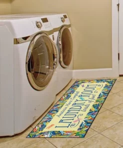 Clothespins Laundry Double-Width Personalized Doormat -Department Store 813665 03