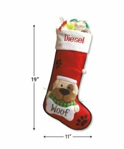 Personalized Pet Christmas Stockings -Department Store 814205 dimensions 1