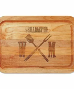 Grillmaster Engraved Wood Cutting Board