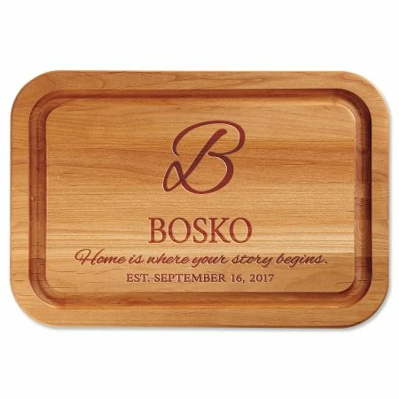 Home Is Where Your Story Begins Engraved Wood Cutting Board 1 Home Is Where Your Story Begins Engraved Wood Cutting Board