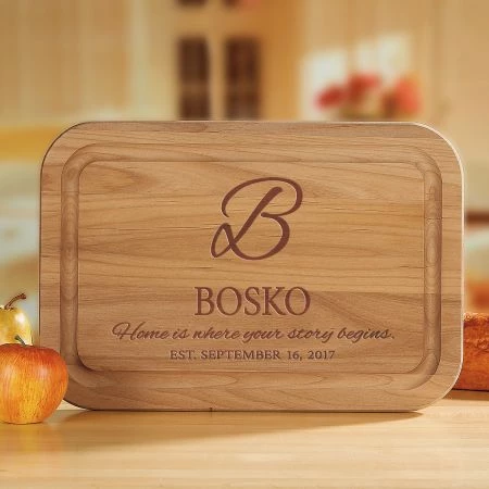 Home Is Where Your Story Begins Engraved Wood Cutting Board 6 Home Is Where Your Story Begins Engraved Wood Cutting Board - Image 6