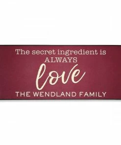 Love Double-Width Personalized Doormat