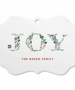 Botanical Joy Personalized Ornament