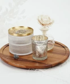 Initial Last Name Personalized Acacia Wood Lazy Susan 11 Initial Last Name Personalized Acacia Wood Lazy Susan -Department Store 817938 06