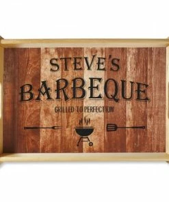 Barbeque Personalized Serving Tray
