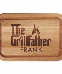 The Grillfather Personalized Wood Cutting Board