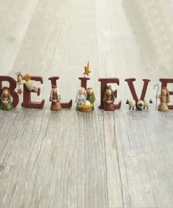 Believe Nativity Figurines