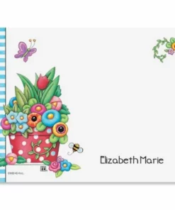Mary Engelbreit® Floral Personalized Note Cards (3 Designs) -Department Store 900197 03 1