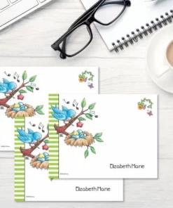 Mary Engelbreit® Floral Personalized Note Cards (3 Designs) -Department Store 900197 07