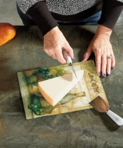 Wine Bottle Tempered Glass Cutting Board 10 Wine Bottle Tempered Glass Cutting Board -Department Store 900366 05