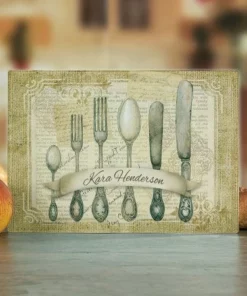 Silverware Tempered Glass Cutting Board -Department Store 900546 06