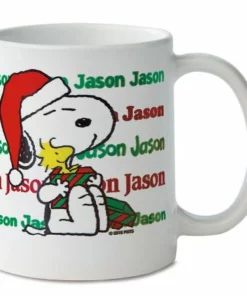 PEANUTS® Snoopy Personalized Christmas Mug