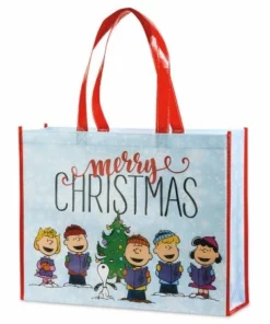 PEANUTS® Christmas Large Shopping Tote Bag -Department Store 901974 f2007 1