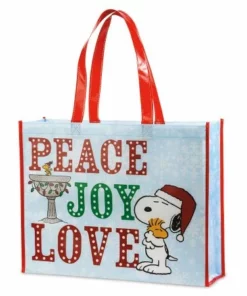 PEANUTS® Christmas Large Shopping Tote Bag -Department Store 901974 f2007 3