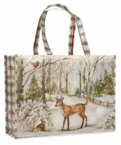 Peaceful Forest Large Shopping Tote Bags -Department Store 902069 04 1