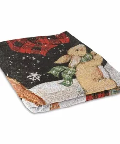 Snowman & Reindeer Throw