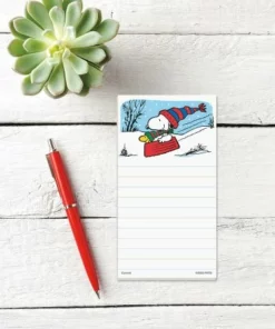 PEANUTS® Holiday Magnetic Shopping List Pads -Department Store 902397 06