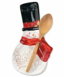 Ceramic Snowman Spoon Rest