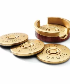 Bullet Cap 12-Gauge Coasters
