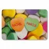 Candy Hearts Personalized Doormat