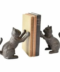 Cat Pair Bookends