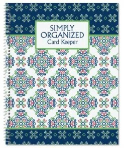 Fresh Patterns Card Organizer Book