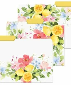 Summer Citrus File Folders