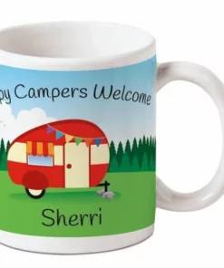 Happy Camper Personalized Mug