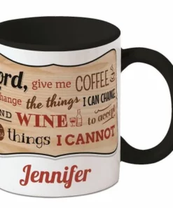 Coffee Wine Personalized Mug