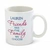 Friends Are Family Personalized Mug