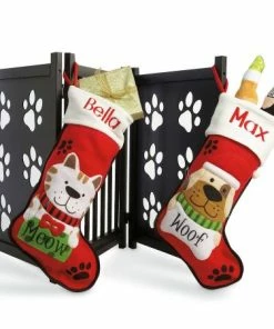 Personalized Pet Christmas Stockings -Department Store pet fabric stockings 814205lv designchoice cat 3