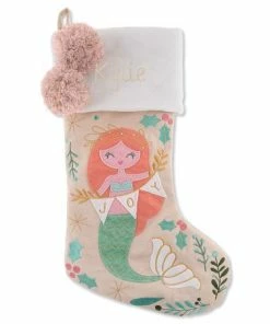Personalized Embroidered Mermaid Stocking By Stephen Joseph®