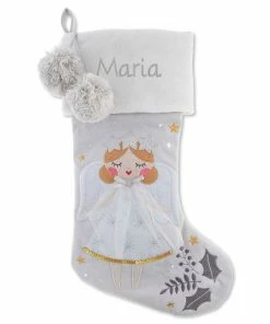 Personalized Embroidered Angel Blonde Hair Stocking By Stephen Joseph®