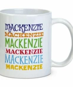 Stacked Name Personalized Mug