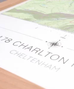 My Home Personalized Framed Matted Map Print -Department Store yhbeusg 4